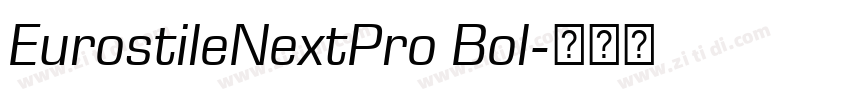 EurostileNextPro Bol字体转换